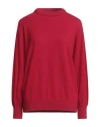 Fedeli Woman Sweater Red Size M Cashmere