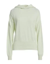 Fedeli Woman Sweater Sage Green Size 8 Cashmere In Sage Green