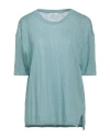 Fedeli Woman Sweater Sky Blue Size M Linen, Cotton In Blue