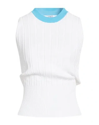 Fedeli Woman Sweater White Size 10 Viscose, Polyester
