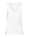 Fedeli Woman Sweater White Size 6 Viscose, Cotton