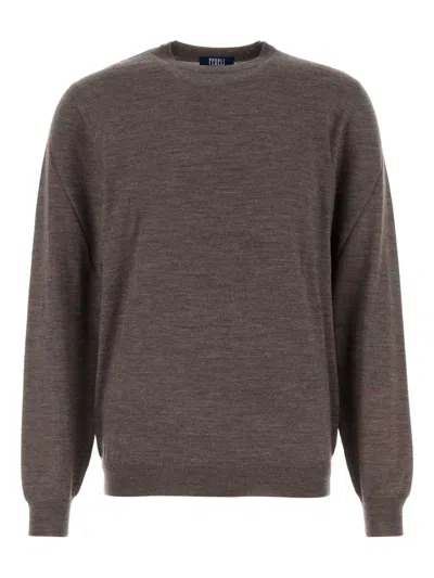 FEDELI WOOL CREW-NECK SWEATER