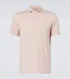 Fedeli Man Polo Shirt Light Pink Size 38 Cotton In Pink