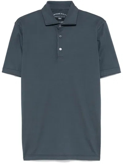 Fedeli Zero Polo Shirt In Blue