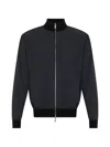 Fedeli Zip-up High-neck Jacket In Multi