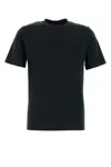 Fedeli Garment-dyed Organic Cotton Crew-neck T-shirt In Black
