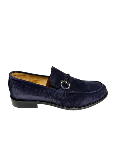 Fedeni - Blue Suede Moccasin Art.317 (3776) 317 Blue