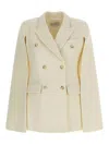 Federica Bonifaci Double-breasted Blazer In Neutral