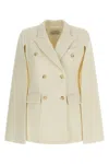 Federica Bonifaci Double-breasted Blazer In White