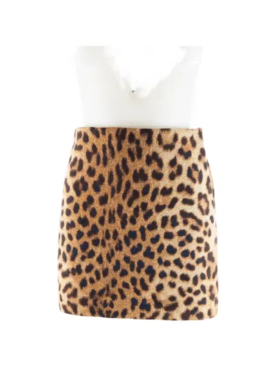 Federica Bonifaci Leopard-print Mini Skirt In Animal Print