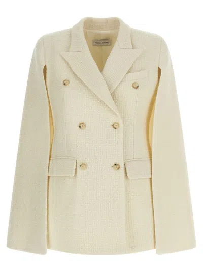 FEDERICA BONIFACI OVERSIZED BOUCLÉ WOOL BLAZER