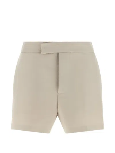 Federica Bonifaci Cotton Bermuda Shorts Bermuda And Short Gray In Neutral