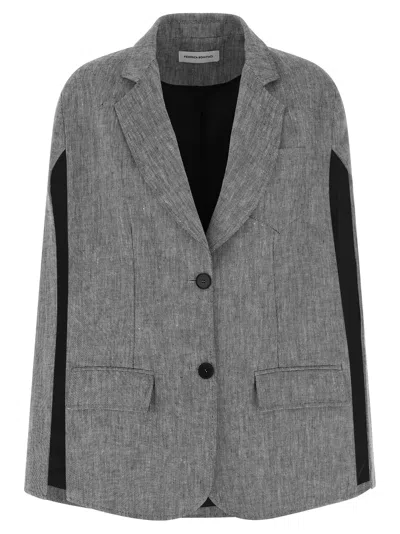 Federica Bonifaci Single-breasted Capes Gray