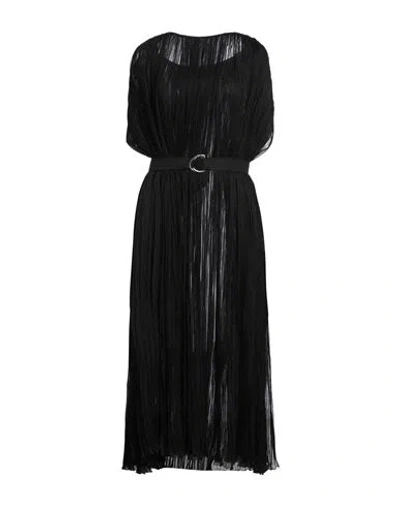 Federica Bonifaci Woman Maxi Dress Black Size S Silk