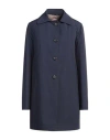 Shop Federica Garoni Collection Woman Overcoat & Trench Coat Navy Size 6 Polyester, Cotton