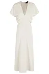 Federica Tosi Abito Lungo Cady Scollo V In White