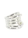 Federica Tosi Open Design Ring In Silver