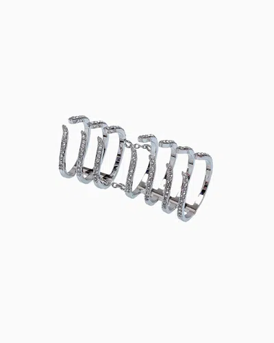 Federica Tosi Armour Hook Ring Silver