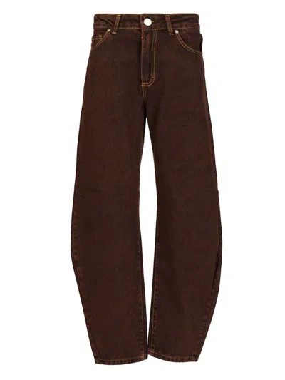 Federica Tosi Balloon Jeans Brown