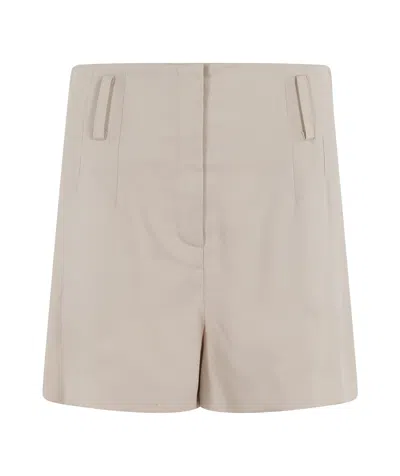 Federica Tosi Belt-loop Shorts In Nude