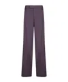 Federica Tosi Belt Loop Trousers In Purple
