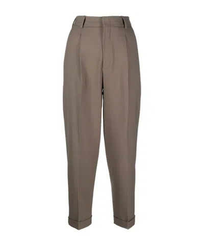 Federica Tosi Belt Loops Slacks In Gray