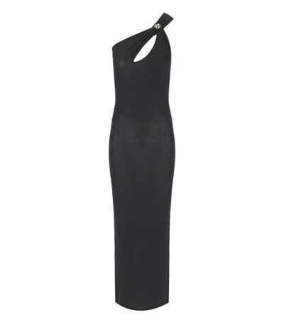 Federica Tosi Black Cut-out Knitted Dress
