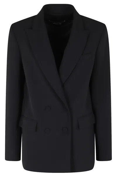 Federica Tosi Blazer D/p Cady In Black