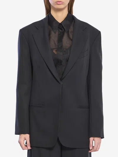 Federica Tosi Oversized Blazer In Black