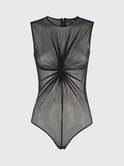 FEDERICA TOSI BODYSUIT FEDERICA TOSI WOMAN COLOR BLACK,H66252002