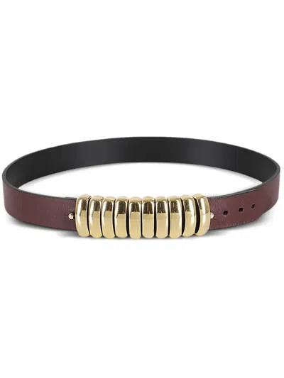 Federica Tosi Leather Belts In Brown
