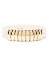 Federica Tosi Bold Belt In Neutrals