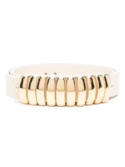 Federica Tosi Bold Belt In Neutrals