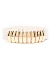 Federica Tosi Bold Belt In Neutrals