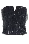 Shop Federica Tosi Bustier Top With All-over Sequin