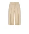 Federica Tosi Knee-length Bermuda Shorts In Brown