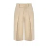Federica Tosi Knee-length Bermuda Shorts In Pink