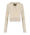 Federica Tosi Polo Pull Sweater With Classic Collar And Ribbed Hem