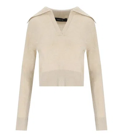 FEDERICA TOSI FEDERICA TOSI BUTTER POLO SWEATER