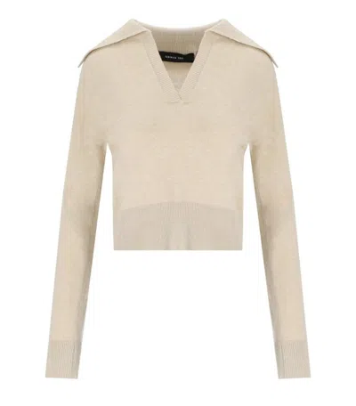 FEDERICA TOSI BUTTER POLO SWEATER