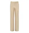Federica Tosi Butter Wide Leg Pants In Neutral