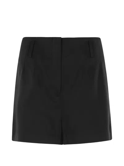 Federica Tosi Buttoned Shorts In Black