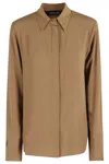 Federica Tosi Camicia Carrie Over In Brown