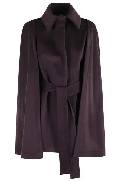 FEDERICA TOSI CAPPOTTO CORTO CASHMERE A MANTELLA
