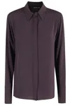 Federica Tosi Camicia Carrie Over In Purple