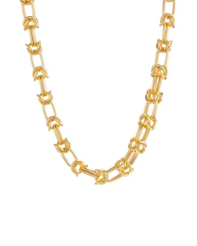 Federica Tosi Cecile Necklace With Intertwined Ornate Links In Gold
