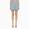 FEDERICA TOSI CERULEAN WOOL-BLEND SHORTS