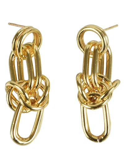 Federica Tosi Chain Bind Earings In Gold