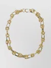 Federica Tosi Chain Link Lace Cecilie Necklace In Gold