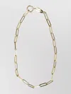 Federica Tosi Chain Link Square Necklace In Gold